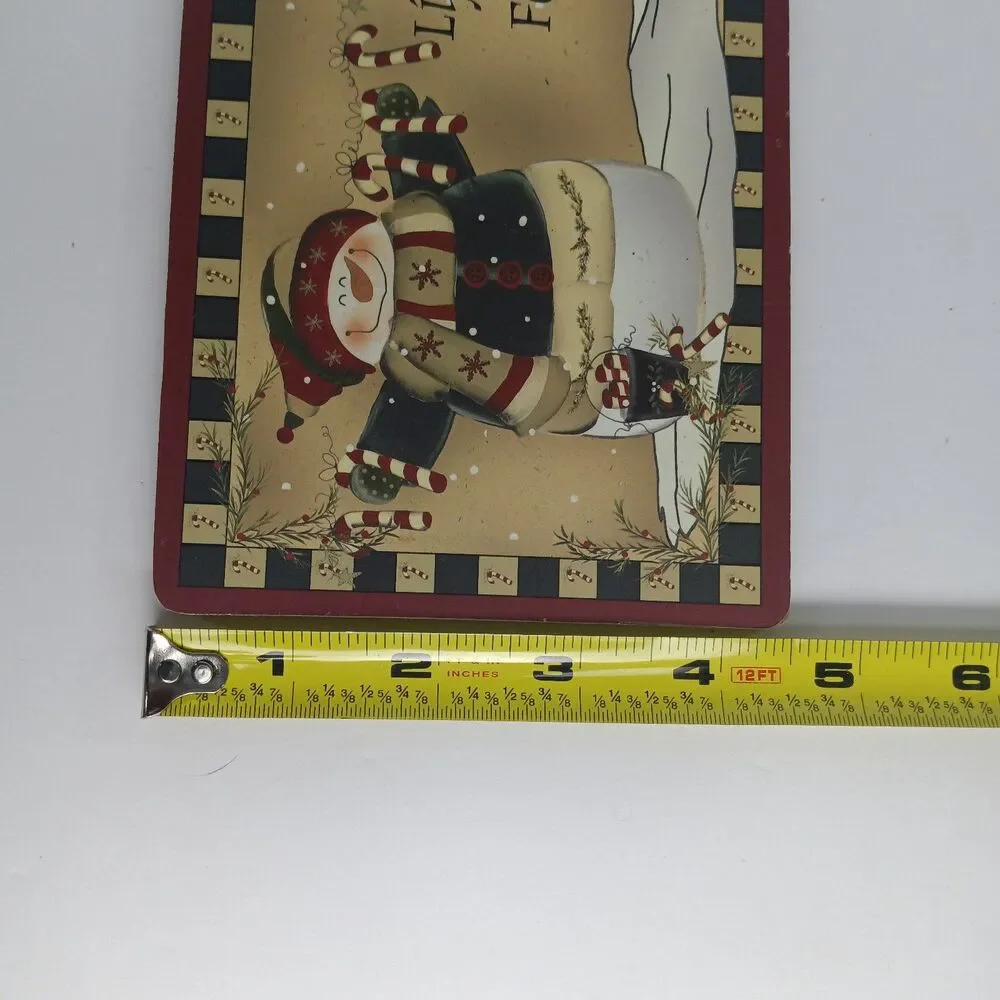 Kurt S. Alter, Inc Hanging Christmas Wooden Sign 